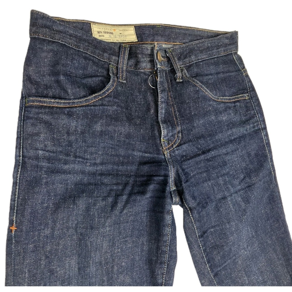Imogene Willie Jeans Womens 27 Slim Ankle Dark Denim Mid Rise Stretch 28x32 - Picture 3 of 13